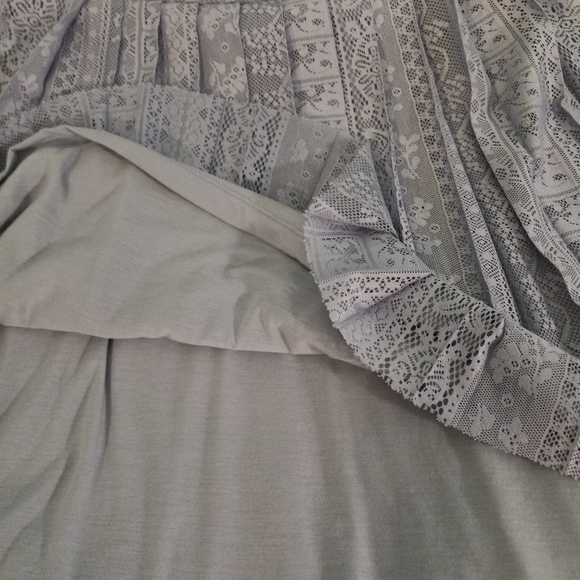 NWOT | Asos Pleated Lace Mini Skirt | US 8 - Picture 6 of 6